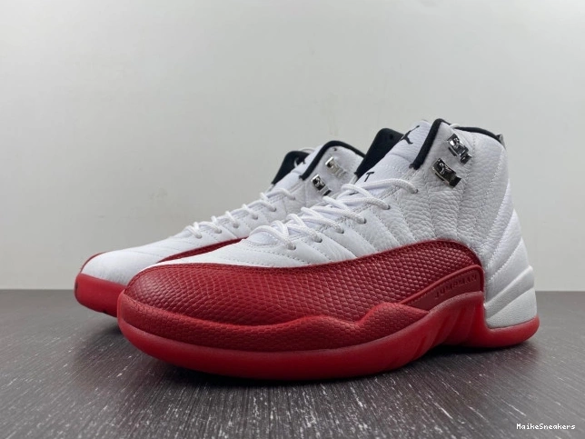 MaikeSneakers Cherry Jordan Retro Air 12 130690-110 0817